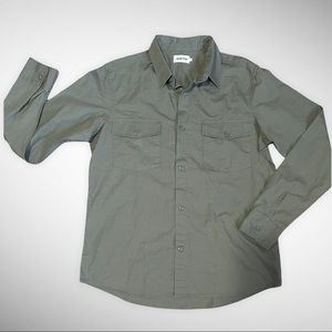 Taylor Stitch Organic Cotton Hemp Ling sleeve button up Size Large (42) EUC